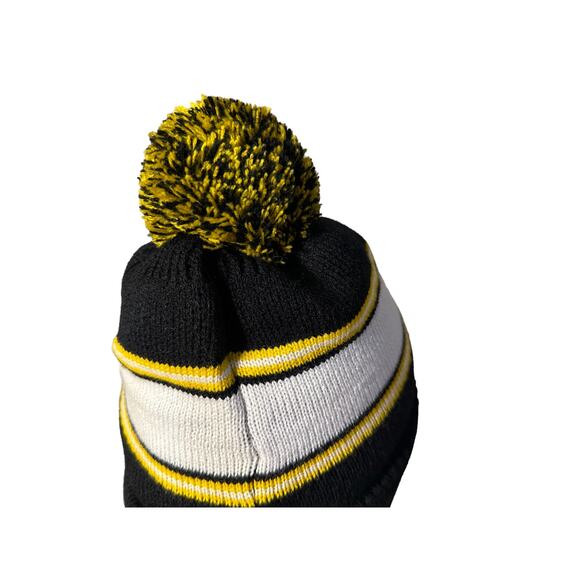 "ARMY" green yellow beanie with pom pom - Picture 4 of 6
